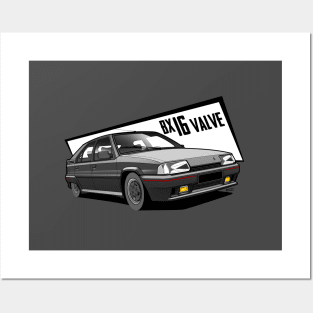 BX 16 Valve transparent illustration Posters and Art